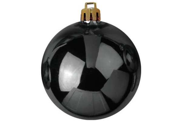 Deco Ball 10cm, black 4x