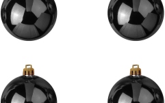 Glob decorativ Europalms Deco Ball 10cm, black 4x
