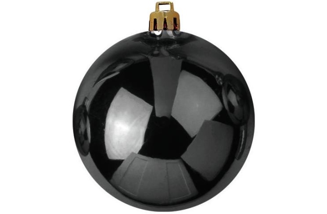 Glob decorativ Europalms Deco Ball 20cm, black
