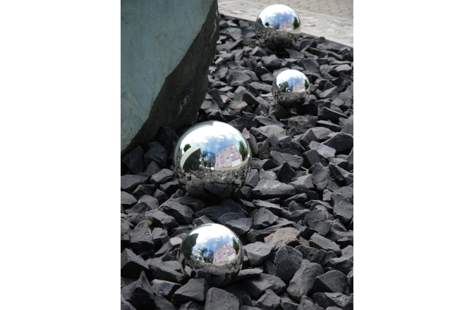 Glob decorativ Europalms Deco Ball 20cm, silver