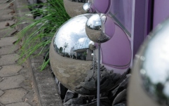 Glob decorativ Europalms Deco Ball 20cm, silver