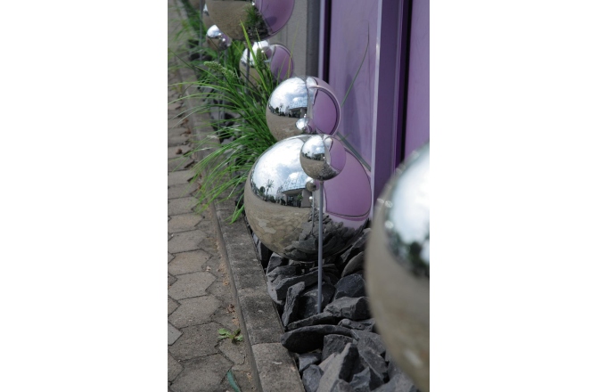 Glob decorativ Europalms Deco Ball 20cm, silver
