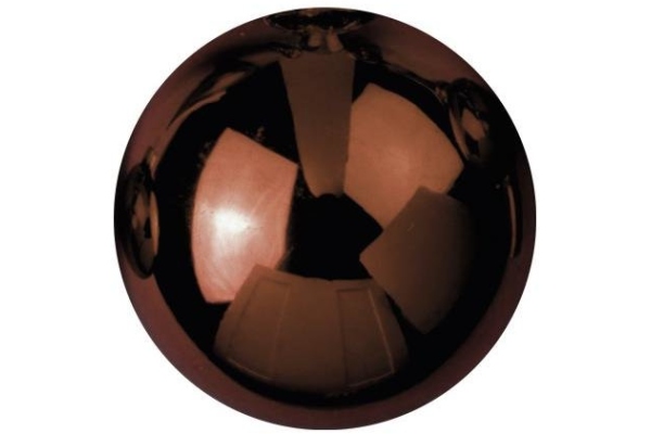 Deco Ball 3,5cm, brown, shiny 48x