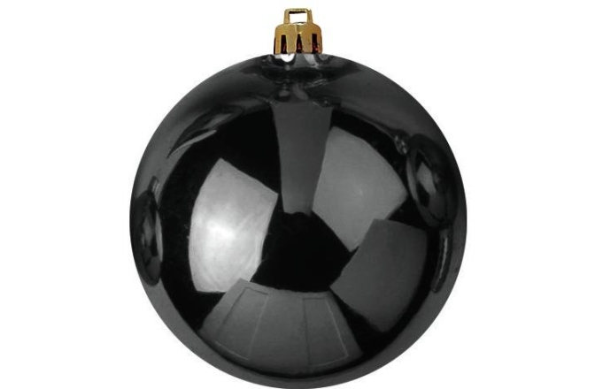 Glob decorativ Europalms Deco Ball 30cm, black