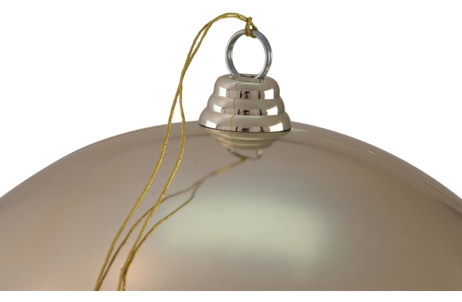 Glob decorativ Europalms Deco Ball 30cm, cappuccino