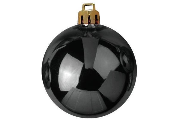 Deco Ball 7cm, black 6x