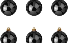 Glob decorativ Europalms Deco Ball 7cm, black 6x
