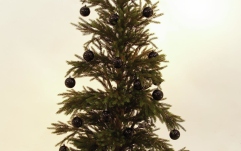 Glob decorativ Europalms Deco Ball 7cm, black 6x