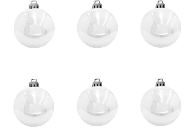 Glob decorativ Europalms Deco Ball 7cm, white 6x