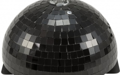 Glob Disco Eurolite Half Mirror Ball 20cm black motorized