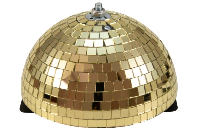 Glob Disco Eurolite Half Mirror Ball 20cm gold motorized