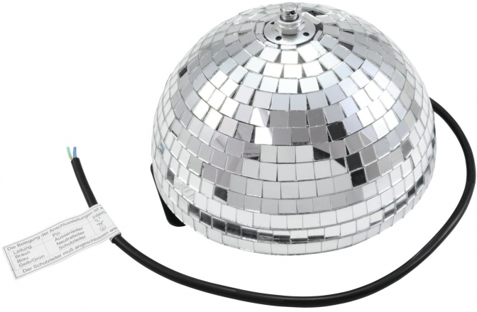 Glob Disco Eurolite Half Mirror Ball 20cm motorized