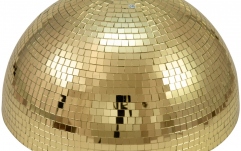 Glob Disco Eurolite Half Mirror Ball 40cm gold motorized