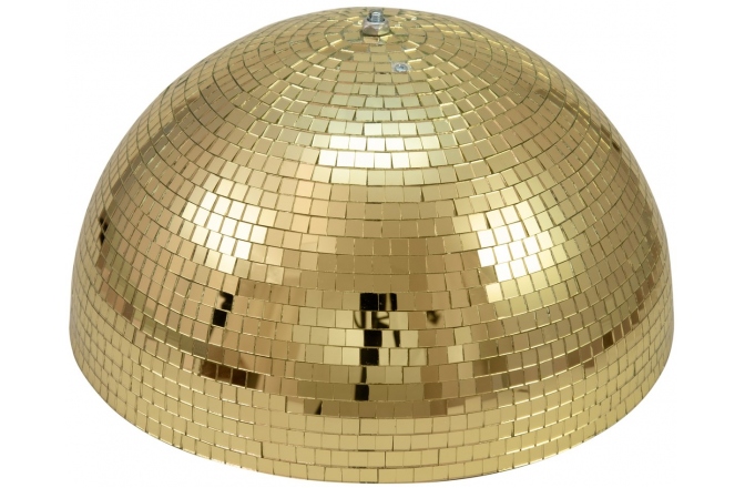 Glob Disco Eurolite Half Mirror Ball 40cm gold motorized
