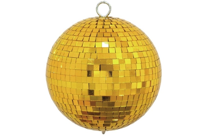 Glob Disco Eurolite Mirror ball 15cm gold