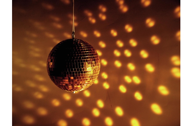 Glob Disco Eurolite Mirror ball 15cm gold