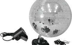 Glob Disco Eurolite Mirror Ball Set 30cm with LED Spot