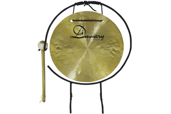 Gong, 25cm with stand/mallet