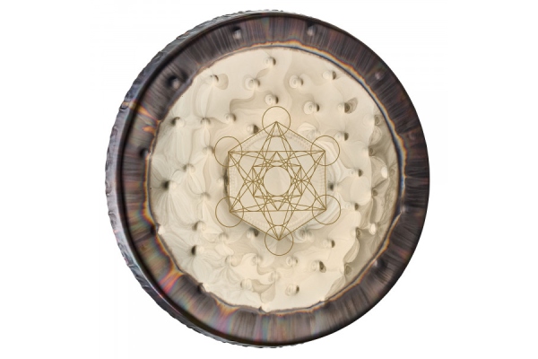 Sonic Energy 22'' Soundscape Gong Metatron's Cube SGMC22 Sonic Energy 22'' Soundscape Gong Metatron's Cube SGMC22