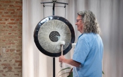 Gong Meinl Sonic Energy 24'' Flower of Life Soundscape Gong, 64 Hz