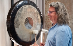 Gong Meinl Sonic Energy 24'' Flower of Life Soundscape Gong, 64 Hz