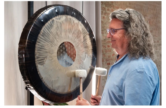 Gong Meinl Sonic Energy 24'' Flower of Life Soundscape Gong, 64 Hz