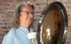 Gong Meinl Sonic Energy 24'' Flower of Life Soundscape Gong, 64 Hz