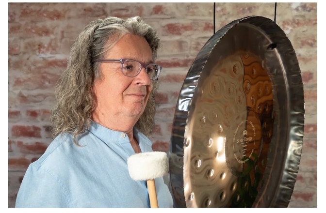 Gong Meinl Sonic Energy 24'' Flower of Life Soundscape Gong, 64 Hz