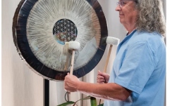 Gong Meinl Sonic Energy 24'' Flower of Life Soundscape Gong, 64 Hz