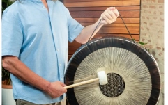 Gong Meinl Sonic Energy 24'' Flower of Life Soundscape Gong, 64 Hz
