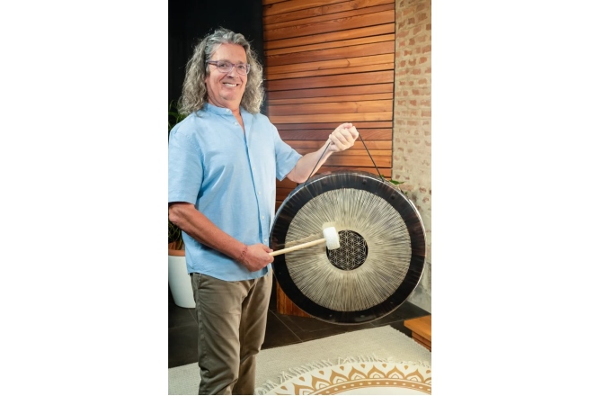 Gong Meinl Sonic Energy 24'' Flower of Life Soundscape Gong, 64 Hz