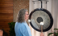 Gong Meinl Sonic Energy 24'' Flower of Life Soundscape Gong, 64 Hz