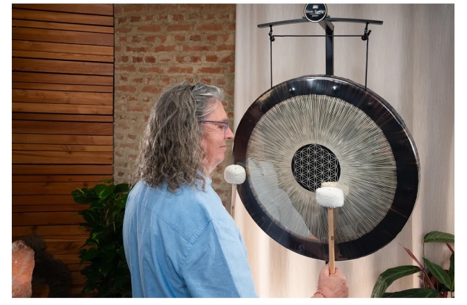 Gong Meinl Sonic Energy 24'' Flower of Life Soundscape Gong, 64 Hz
