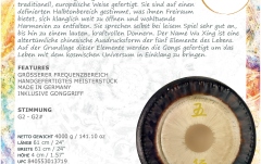 Gong  Meinl The MEINL WXG - Gong - 24" / 61 cm - G2 - G2#