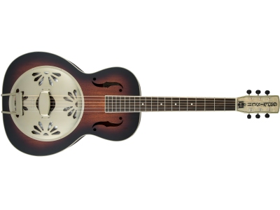 G9241 Alligator™ Biscuit Round-Neck Resonator Guitar with Fishman Nashville Pickup 2-Color Sunburst
