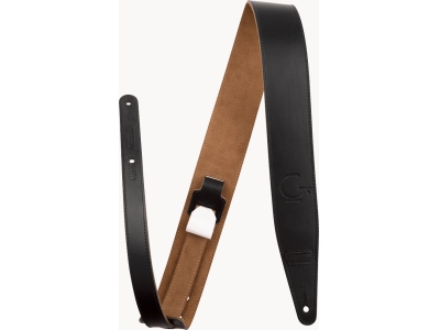 G Brand Leather Strap Black 2.5