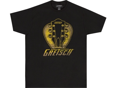 Headstock Pick T-Shirt Black Small