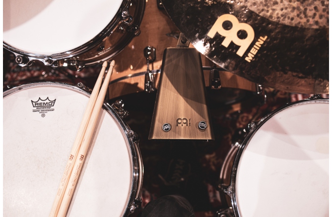Groove Bell Meinl Mike Johnston Signature Groove Bell 7 3/4" - Vintage Steel Finish