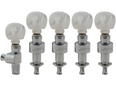 124C5 Geared Banjo Pegs Chrome