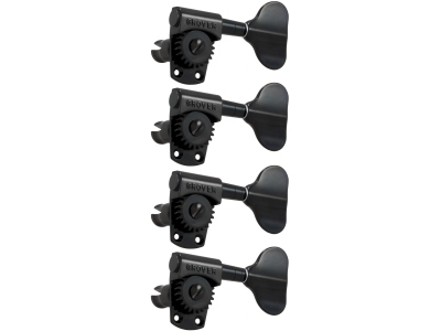 145BC4 Titan Electric Bass 4-in-LineLeft Side Black Chrome