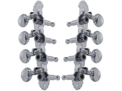304C Sta-Tite Mandolin Machines 4 + 4 Chrome