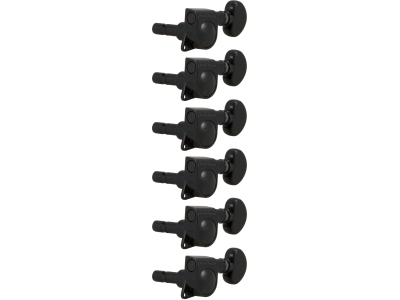 406BC6 Mini Locking Rotomatics 6-in-Line Left Side Black Chrome