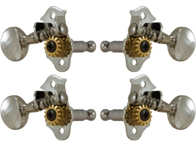 8N Sta-Tite Geared Ukulele Pegs Nickel