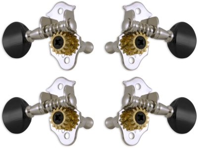 9CB Sta-Tite Geared Ukulele Pegs Chrome