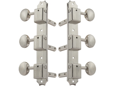 H138N Vintage Deluxe Horizontal 3 + 3 Nickel