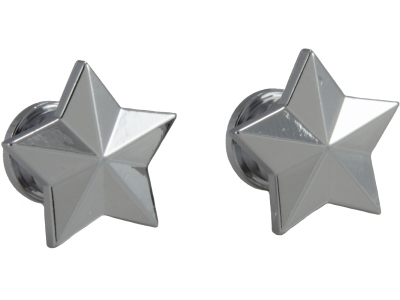 S 630C - Artist Strap Buttons, Star - Chrome
