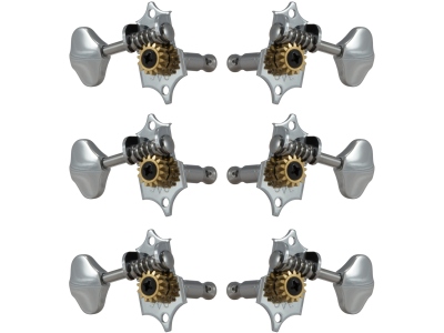 V97C Original Sta-Tite Machine Head Vertical 3 + 3 Chrome