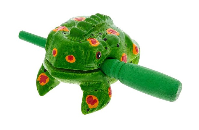 Guiro / Jamblock tip broască Thomann Frog XS Percussion Frog Paint