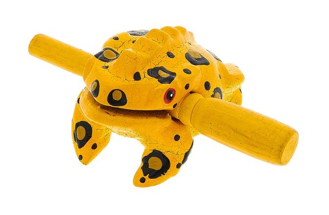 Guiro / Jamblock tip broască Thomann Frog XXS Percussion Frog Paint