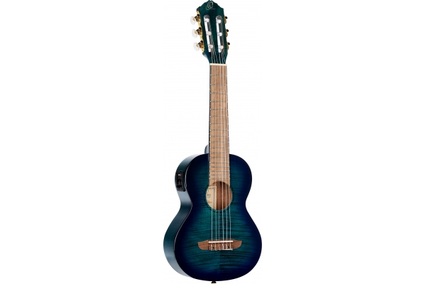 Timber Series Guitarlele 6 String - Blue fade gloss + Bag